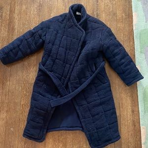 Rujuta Sheth Quilted Wrap Coat